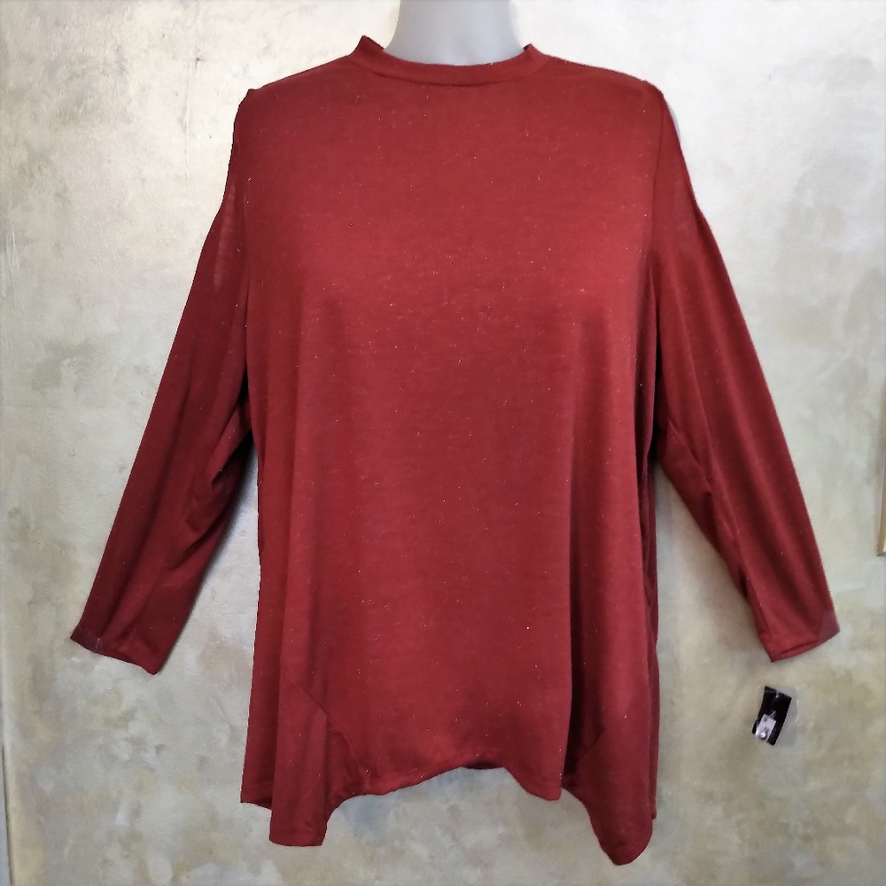 Style & Co Cold Shoulder Tunic Top NWT 3X